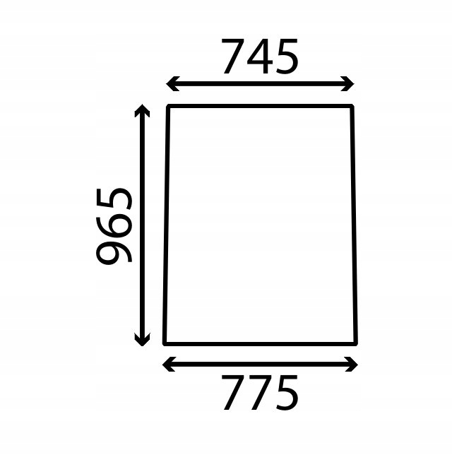 szyba przednia Manitou MLT 524, 527, 628, 632, 728