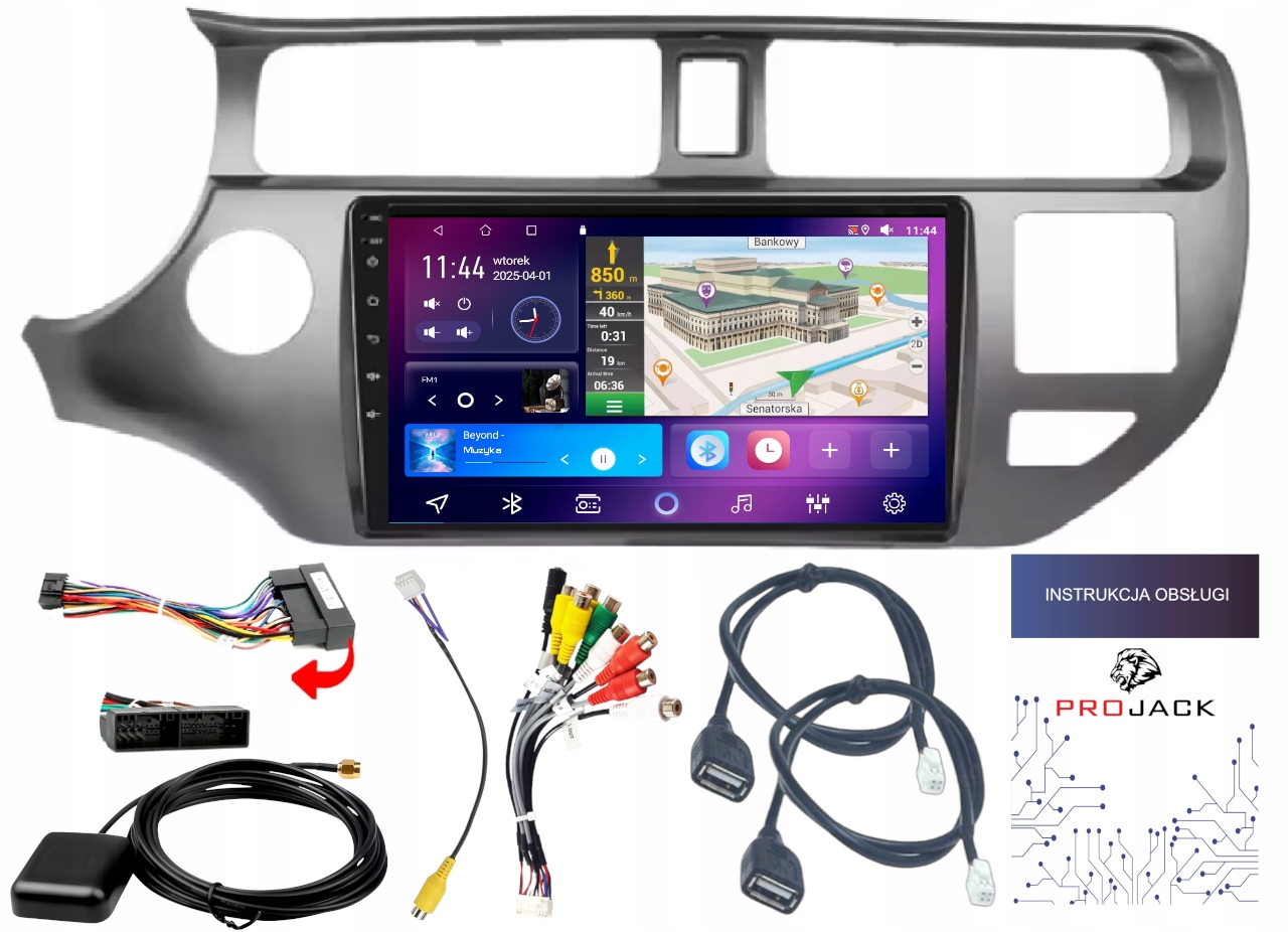 Autorádio Gps Android Kia Rio 2011-2015 Carplay Wifi 4GB 64GB