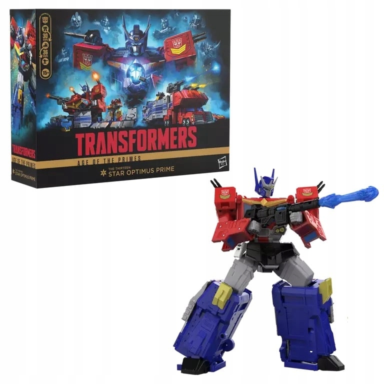 Transformers Star Optimus Prime Věk Primů Figurka 38 cm