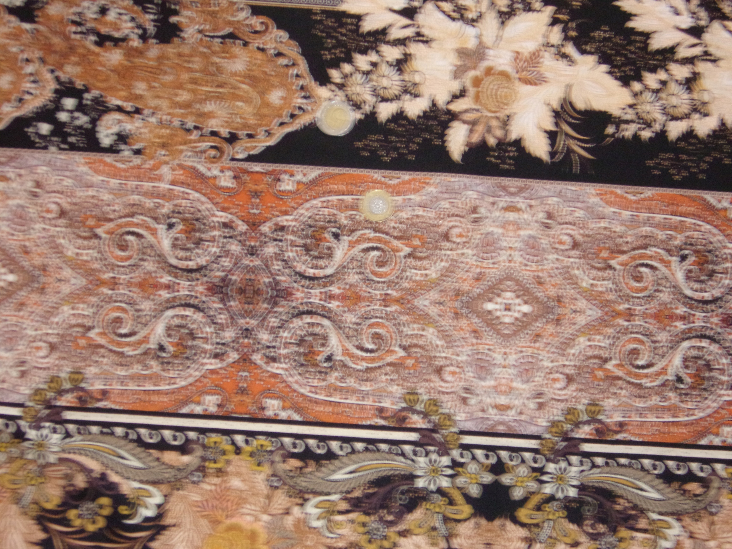 vícebarevný italský hedvábný satén s elastanem