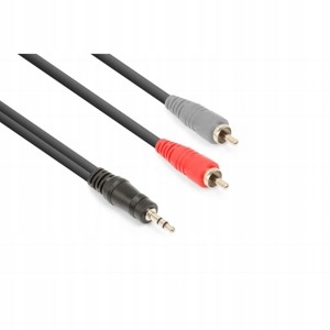

Kabel mini Jack 3,5 Stereo- 2x Cinch Rca męski 6 m