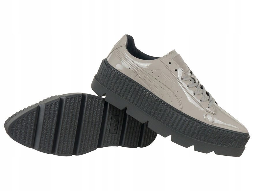 Sportovní boty Puma Creeper kožené na koturnu