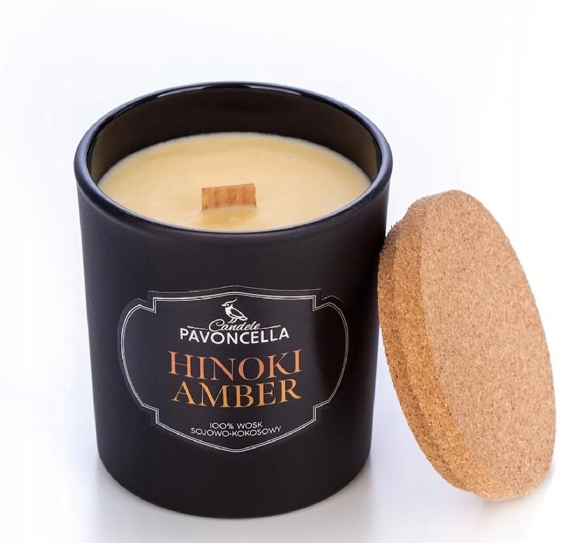 Přírodní volně stojící svíčka Sojová Dárek pro Mikuláše Amber
