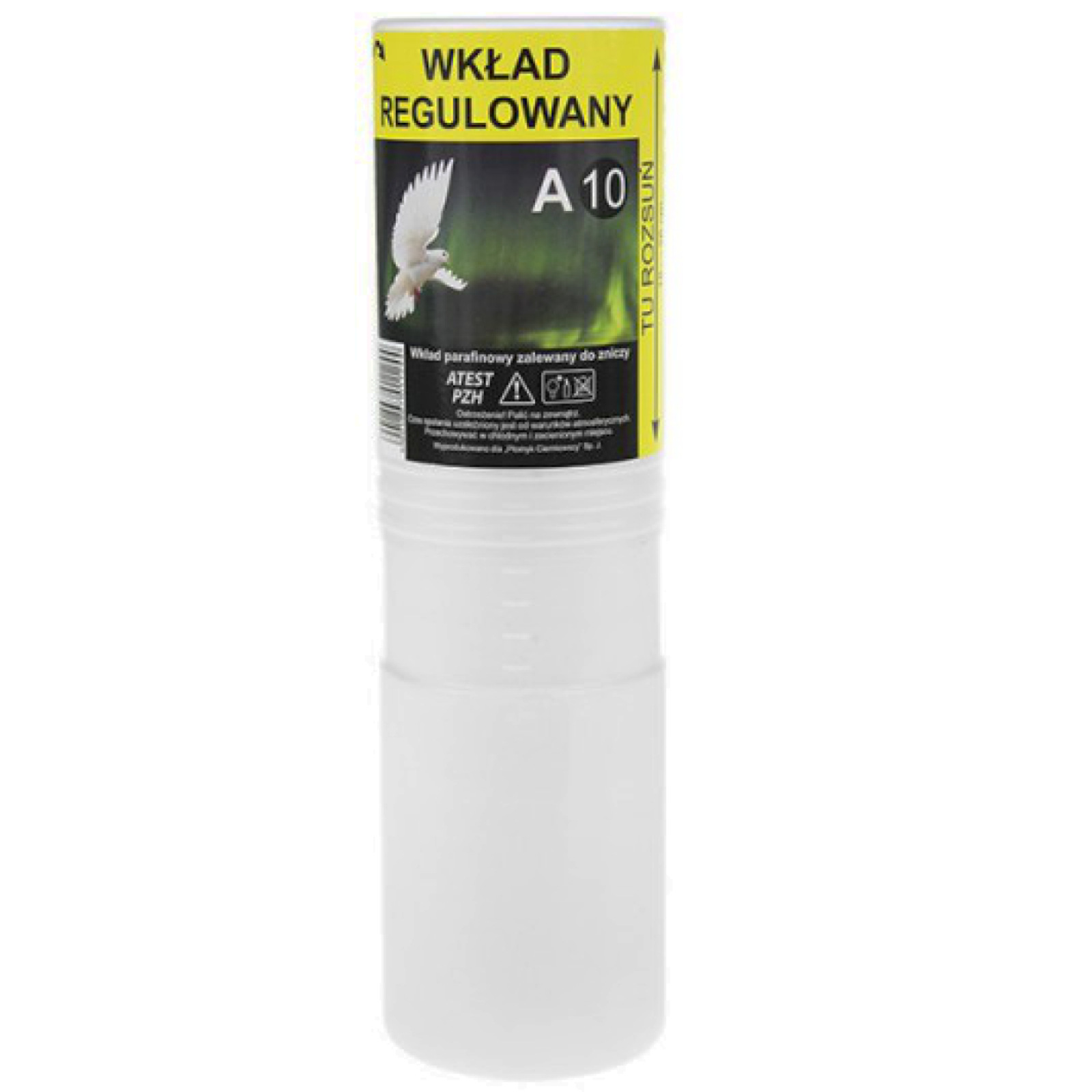 

Wkład Do Zniczy Regulowany 18-26CM Zalewany A-10