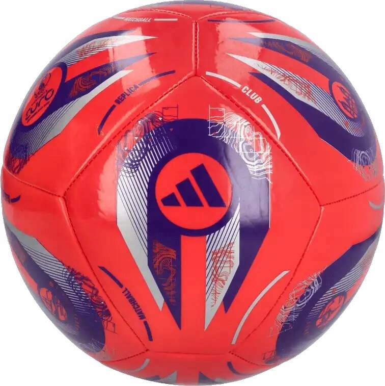 Fotbalový míč Adidas Konektis Women's Euro 2025 Club velikost 5 červený