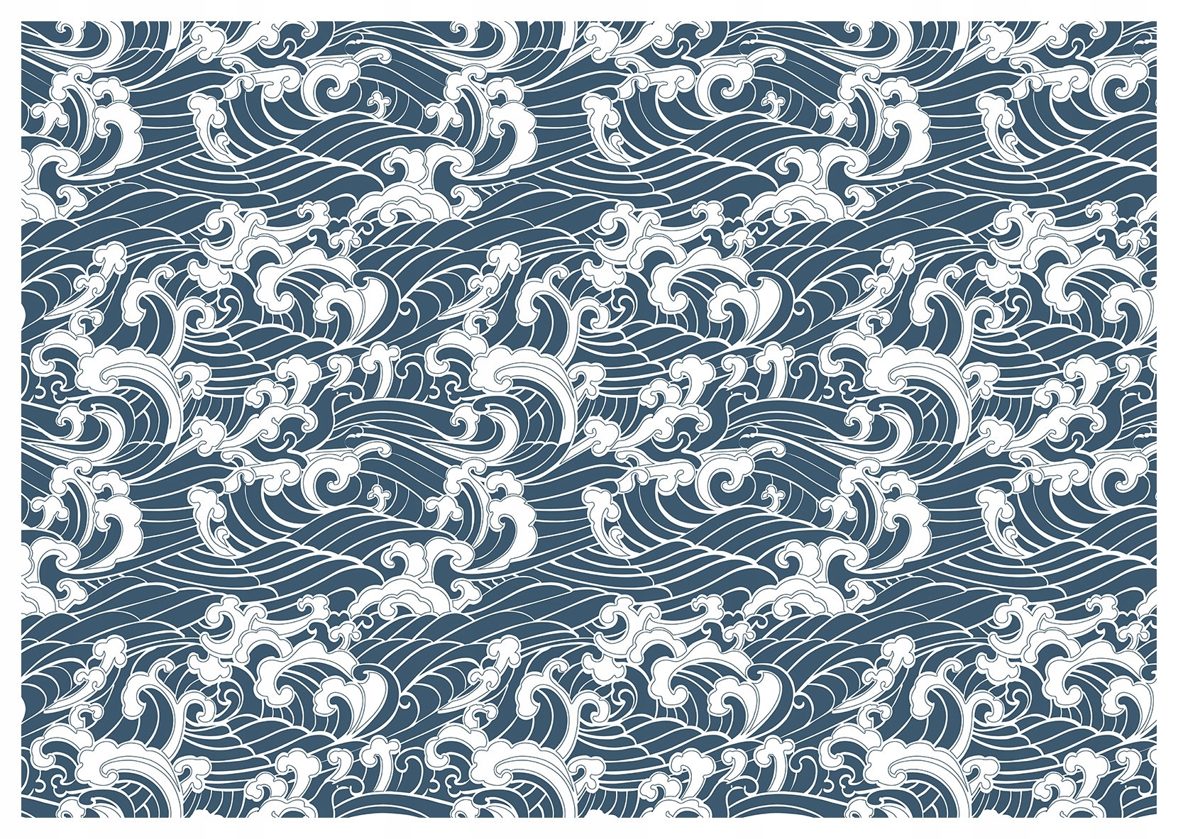 Fototapeta Morské vlny Ocean vinylová modrá 368x280 lepidlo