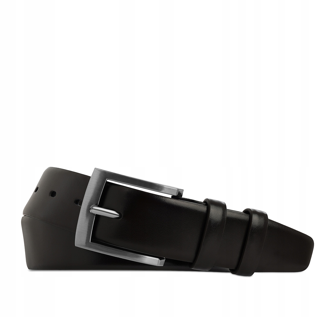 Tmavě hnědý pásek ze 100% přírodní kůže Pako Lorente vel