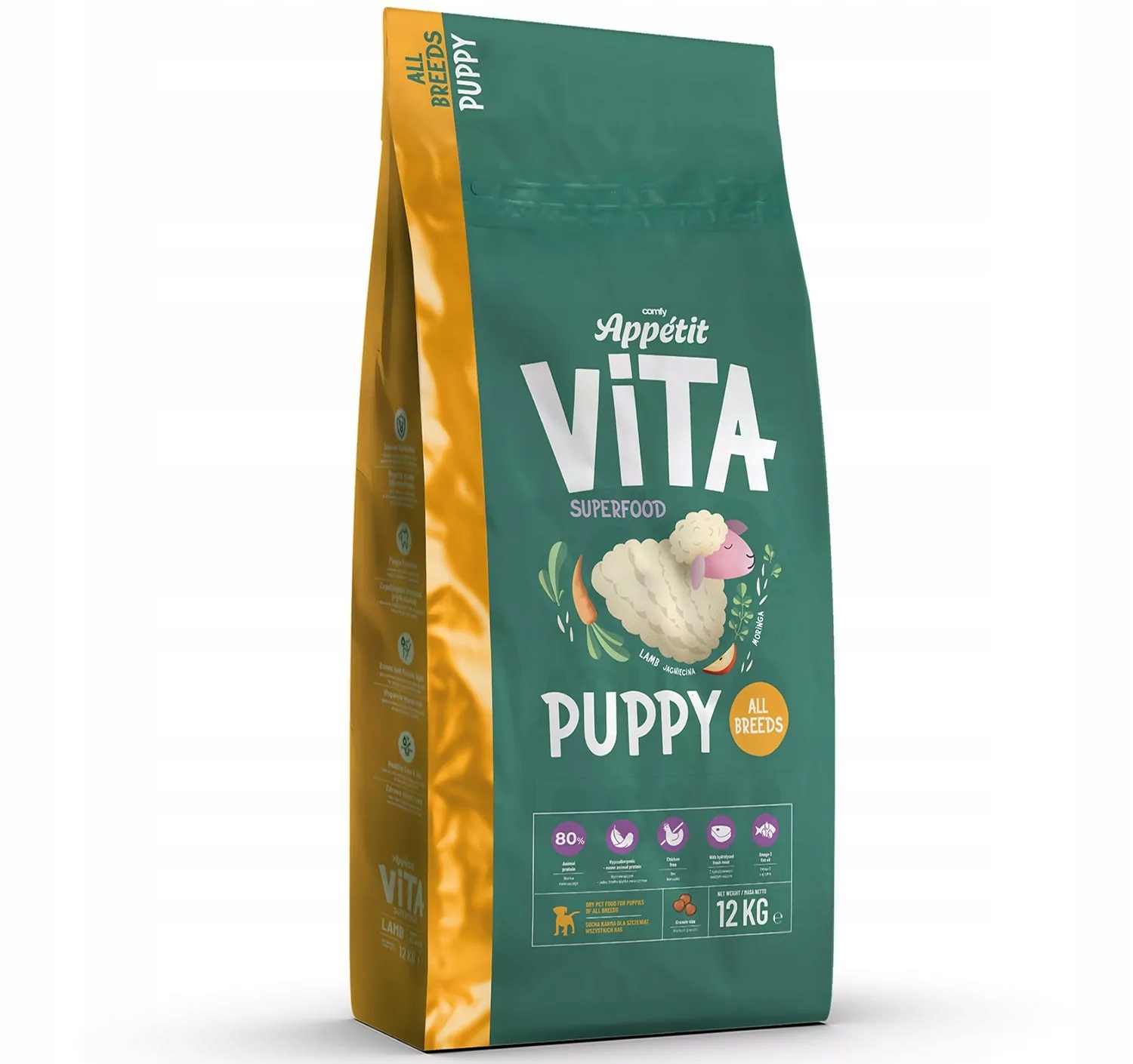 Comfy Appetit Vita Superfood dla szczeniąt z Jagnięciną Puppy Lamb 12KG