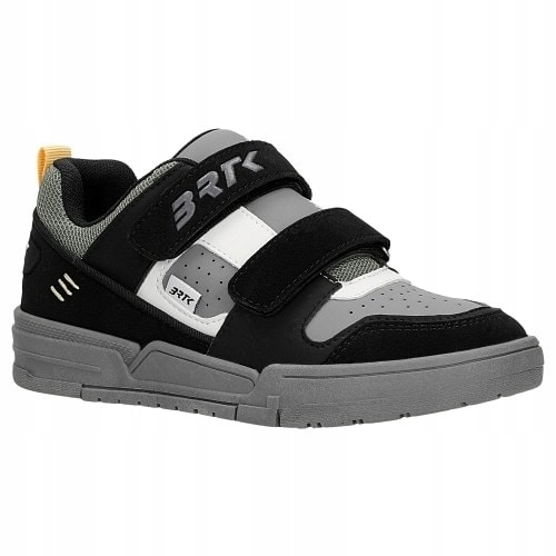 Bartek 8700210 Lekkie Buty Sportowe Półbuty Na Rzepy Czarno Szare R 28
