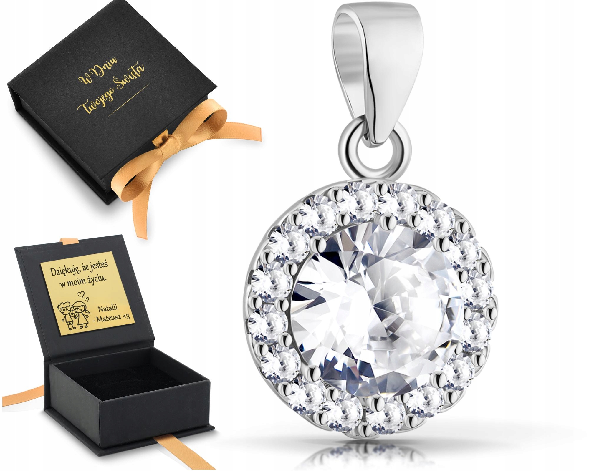 ZAWIESZKA SREBRNA DAMSKA 925