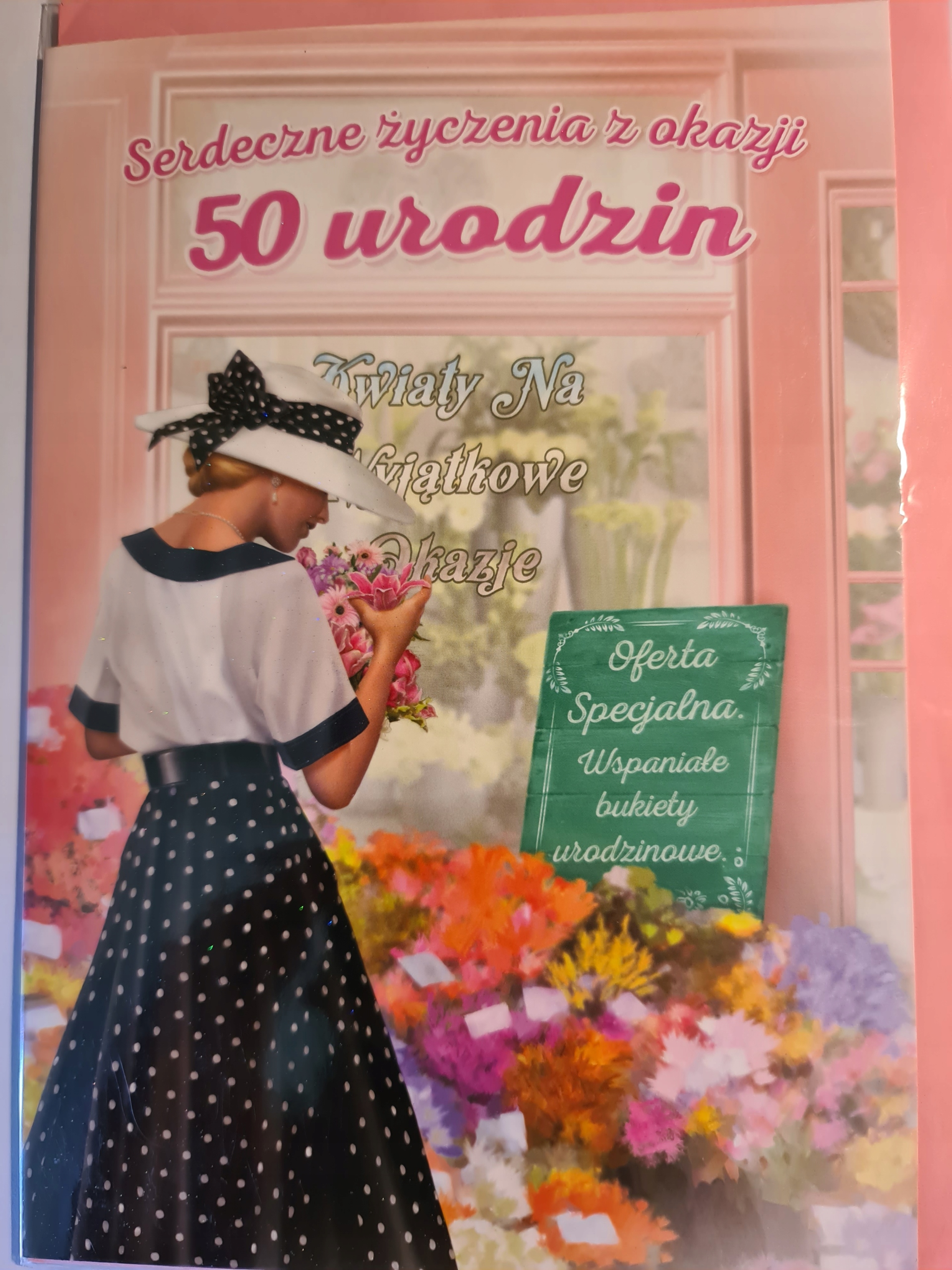 

kartka urodzinowa na 50 lat
