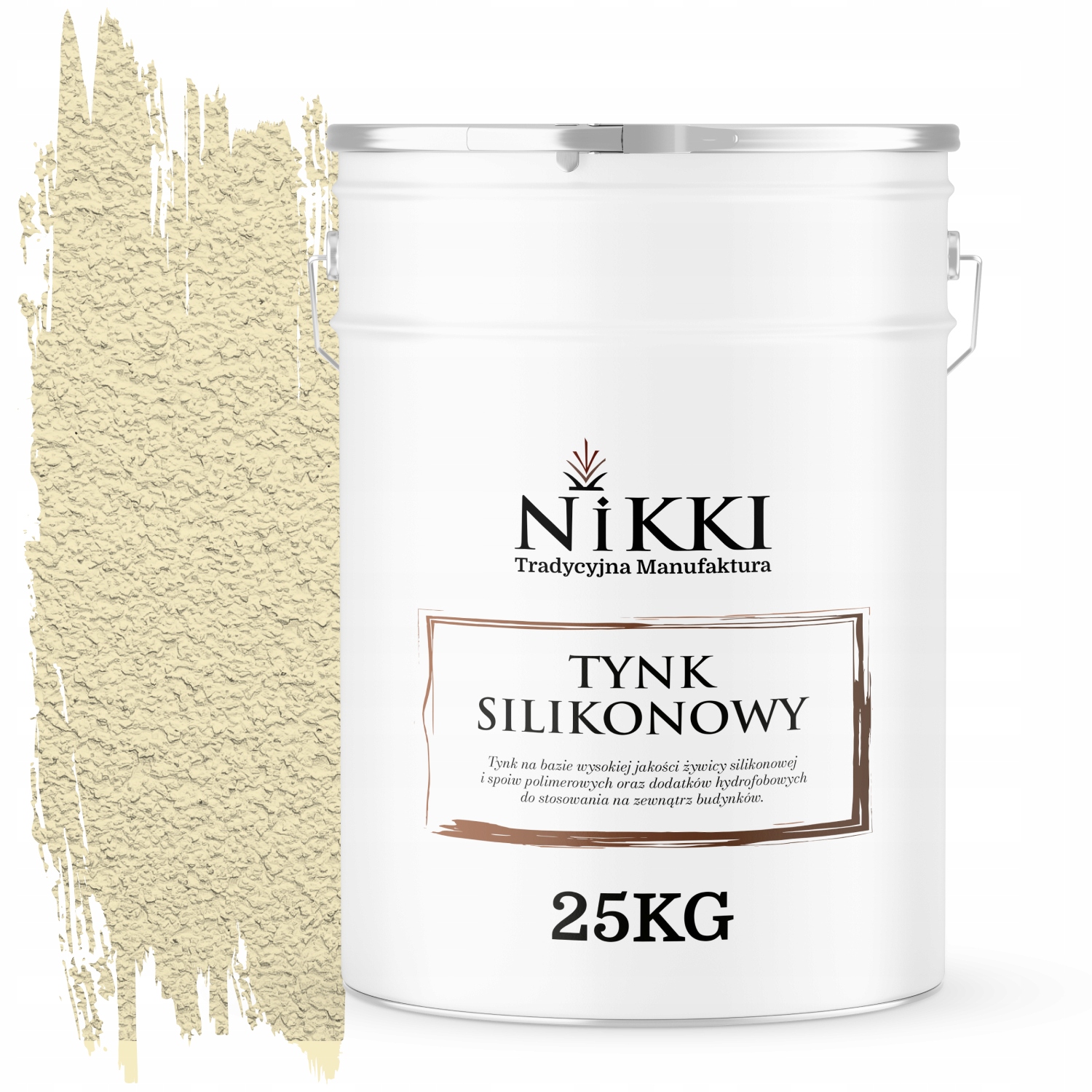 Silikónová Fasádna Omietka Žltá Svetlá F622 25KG Granulácia 1.0 mm