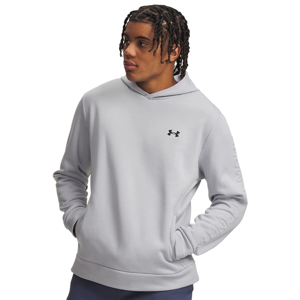 Męska bluza treningowa Under Armour Af Wm Emboss Hoodie Szary XXL