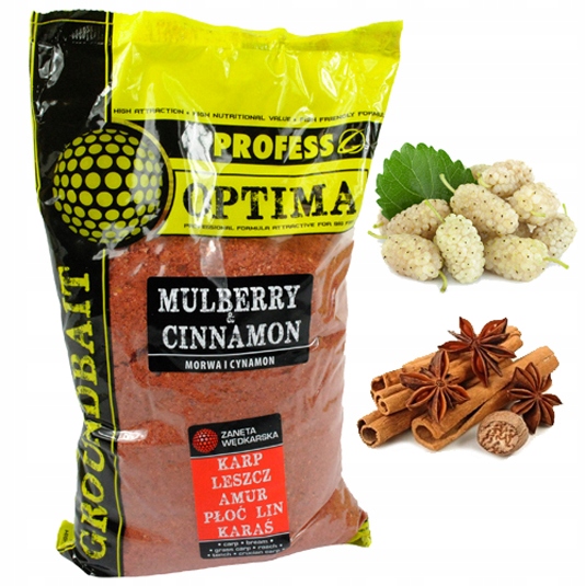 Zanęta wędkarska PROFESS OPTIMA 1kg MORWA CYNAMON
