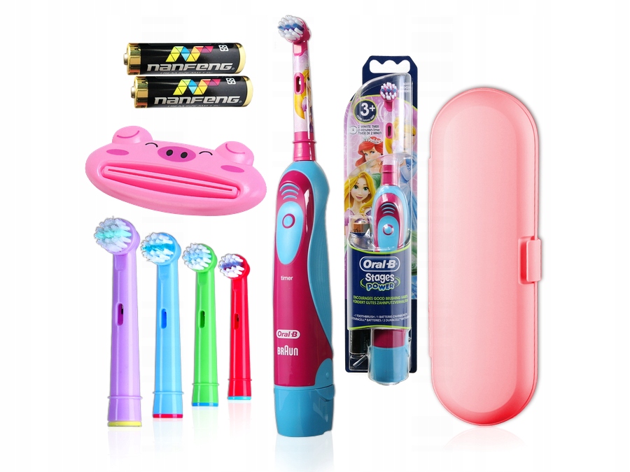 Szczoteczka Elektryczna do Zębów Oral-B dla Dzieci Stages Power Zestaw Wiek dziecka 2 lata +