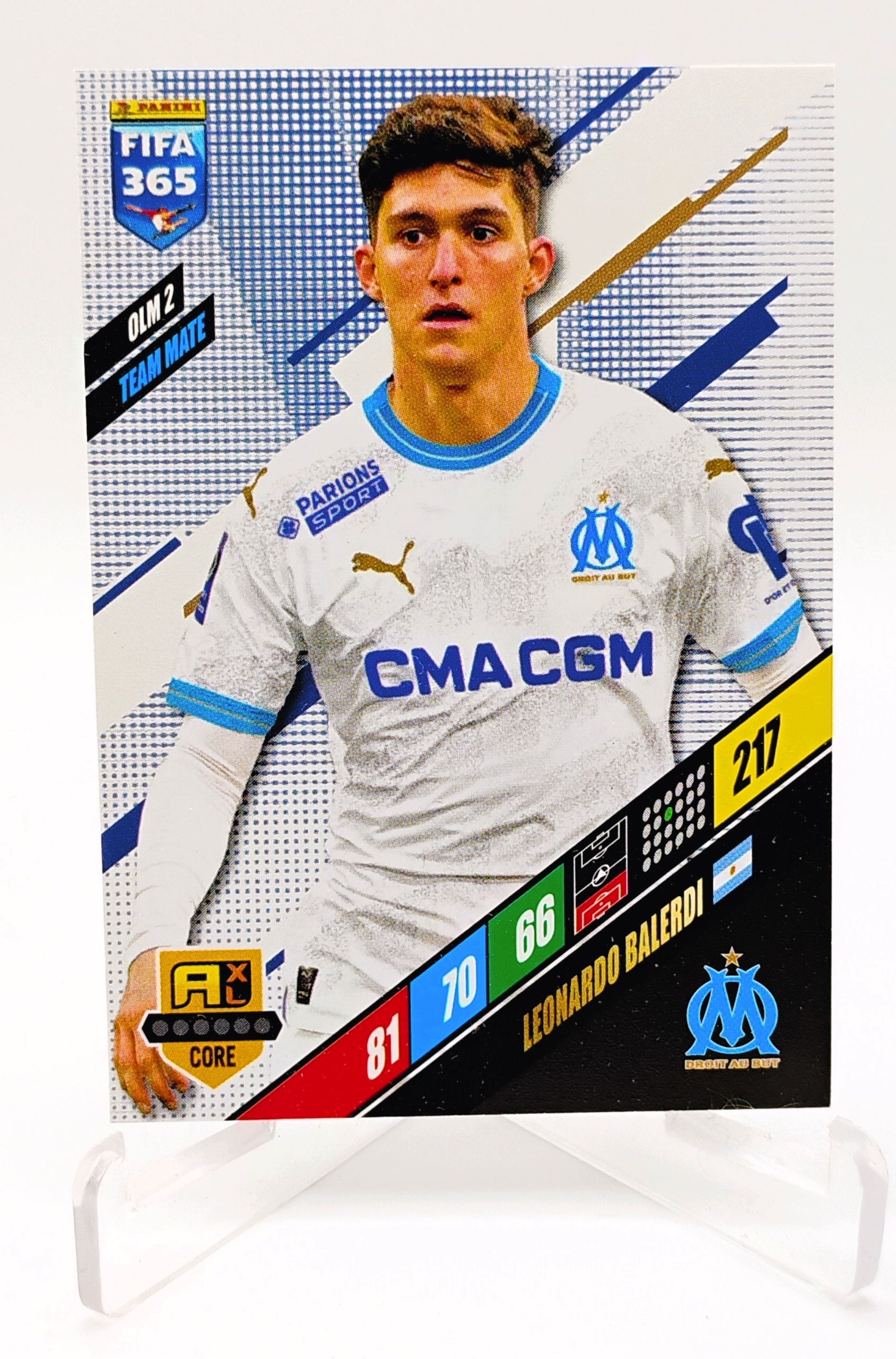 Panini Fifa 2024 Base Card OLM2 Leonardo Balerdi Olympique Marseille