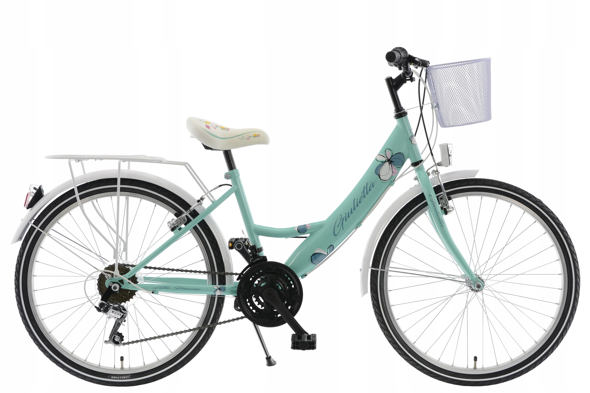 

Rower Kands 24 Giulietta miętowo-biały 14"r22