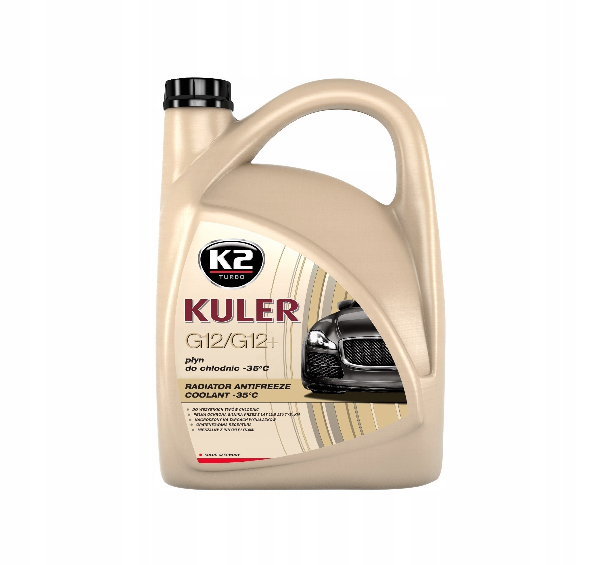 

K2 Kuler Płyn Do Chłodnic Czerwony G12 G12+ 5L