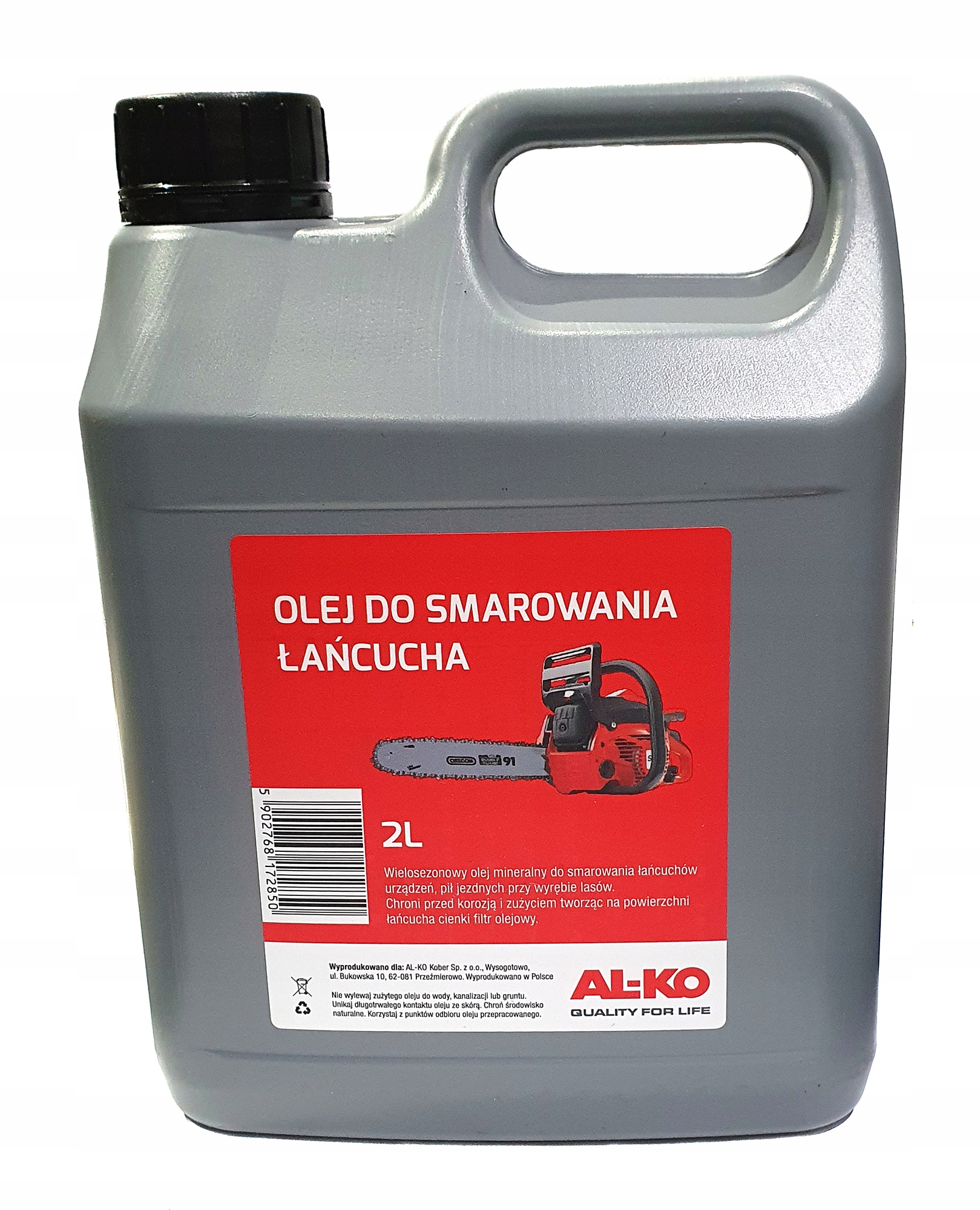 

Olej do smarowania łańcucha i prowadnicy Al-ko 2L