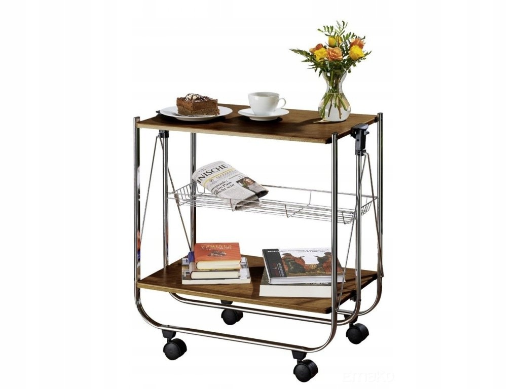 Drevený vozík na kolieskach Deluxe Dinett