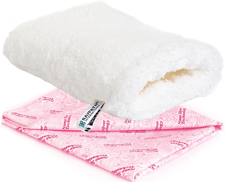 Levně Čisticí rukavice bílá Nova Hustý vlas S Sunbeam Set Na Mokro Raypath