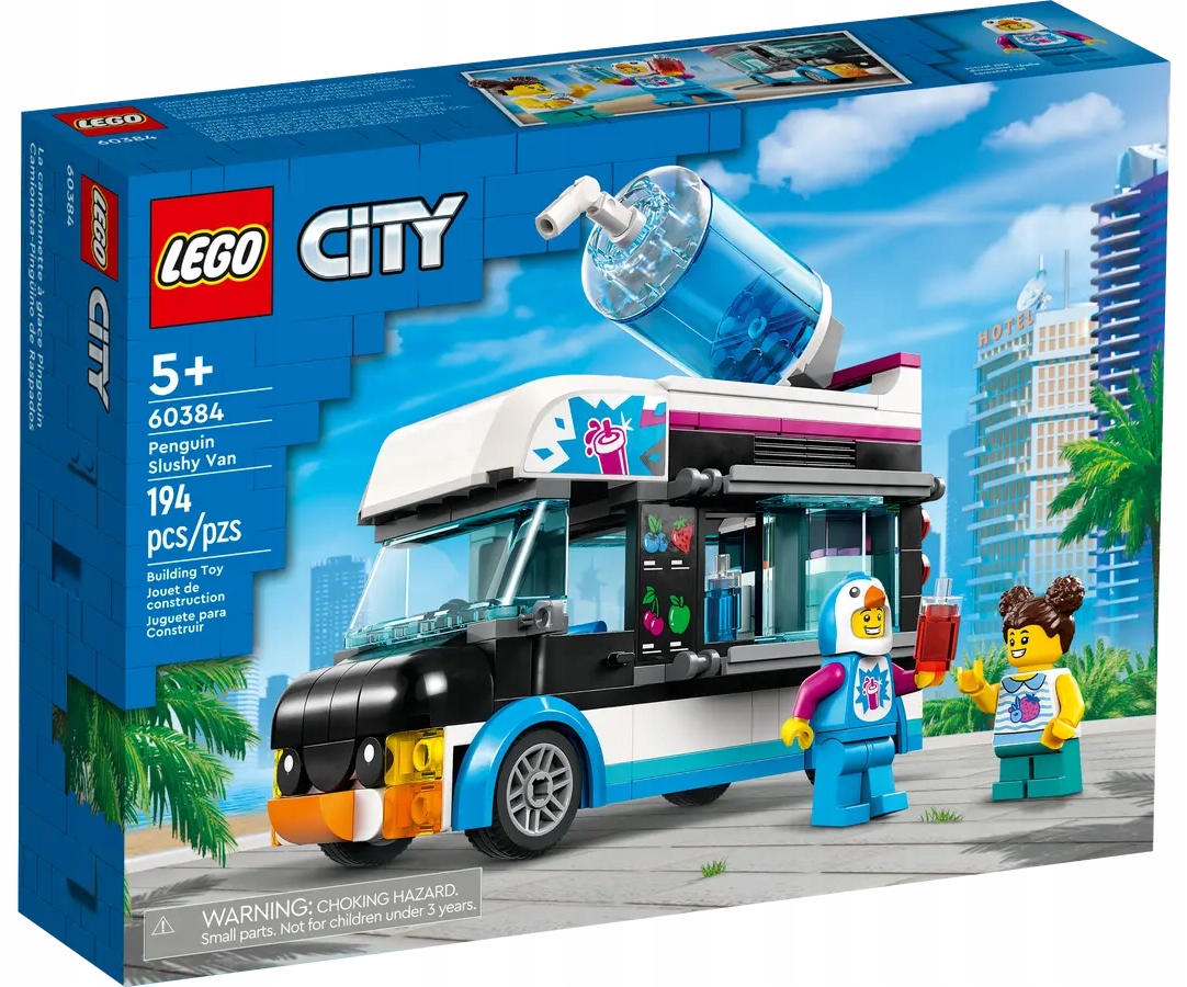 Lego City Pingwinia Dodávka S Slushem Sada Kostek 60384