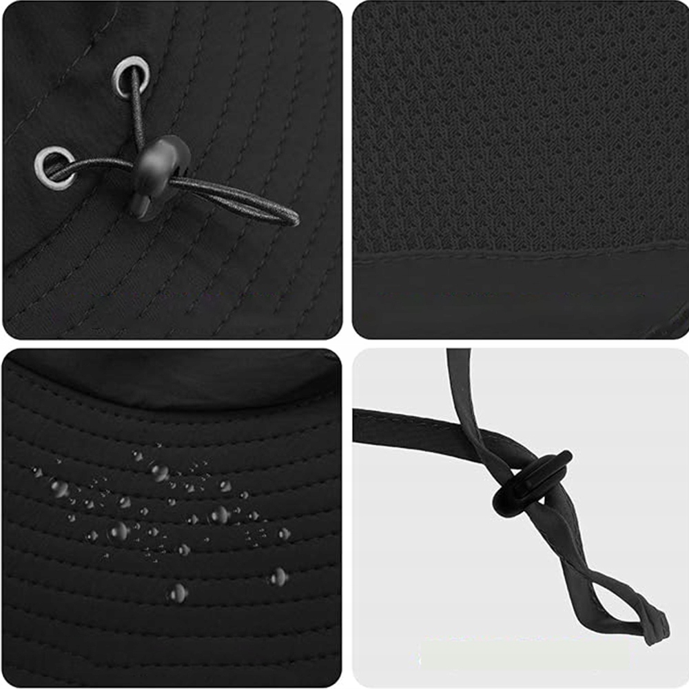 KAPELUSZ CZAPKA PRZECIWSŁONECZNA OSŁONA UV DO WĘDKOWANIA Marka bez marki