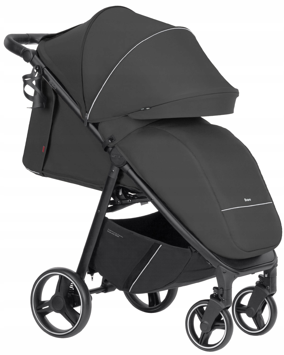 Wózek CARRELLO Bravo 2024 CRL 8512 + gratisy ! Nowość! Wysokość produktu po złożeniu 75 cm