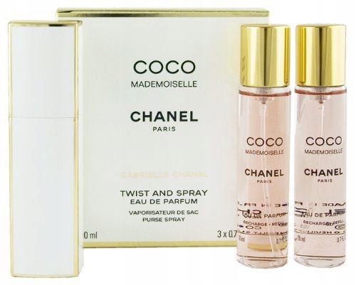 Chanel Coco Mademoiselle Edp 20 ML (plnitelná Lahovička) 2 X Náplň Do Parfémové Vody