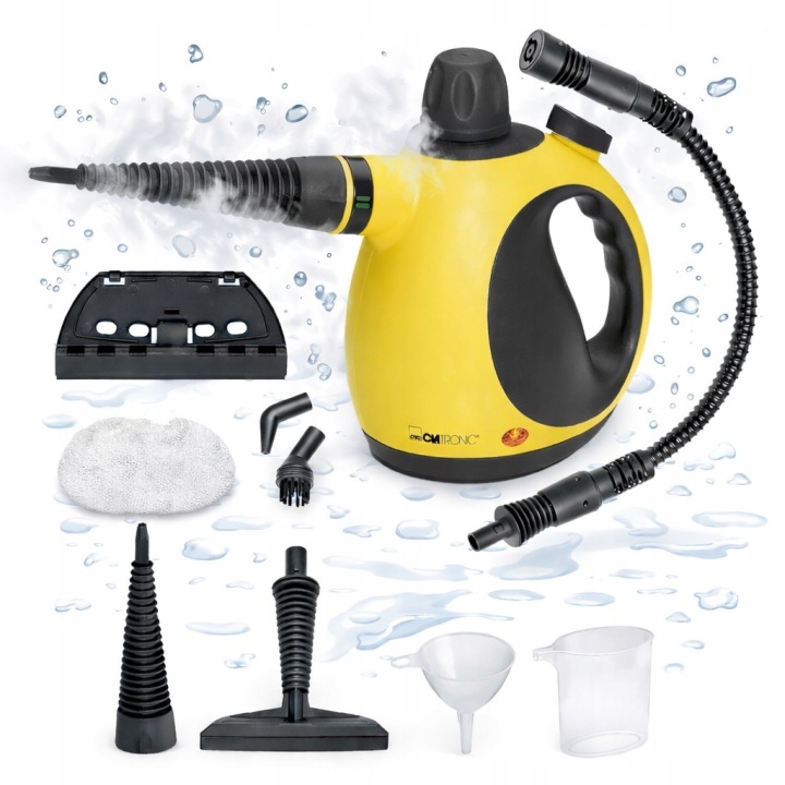 Parní čistič parní stroj ruční Clatronic Dr 3653 tlak 3,5 baru 1050W