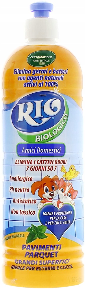 

Rio Płyn Do PODŁóG Animali Mięta 750ML