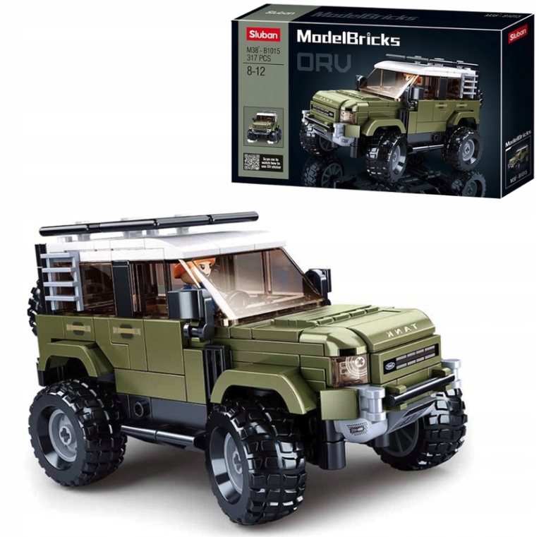 KLOCKI LAND ROVER DEFENDER SAMOCHÓD TERENOWY JEEP