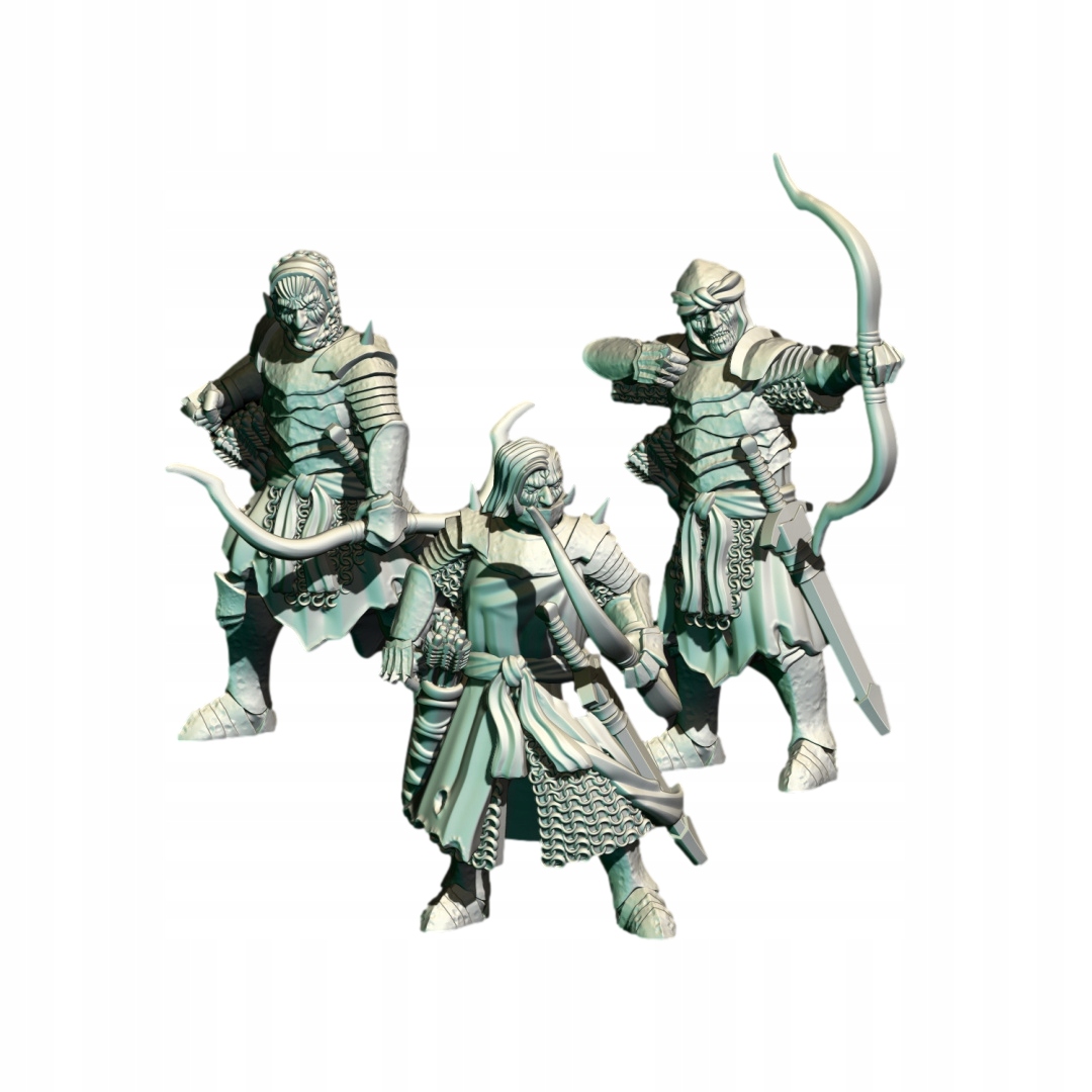 Dark Souled Men Archers - x1 LOTR Middle Earth MESBG
