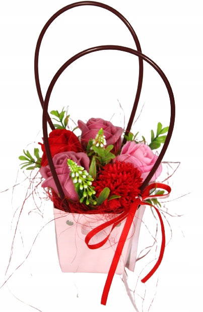 

Kwiaty Mydlane Torebka Box