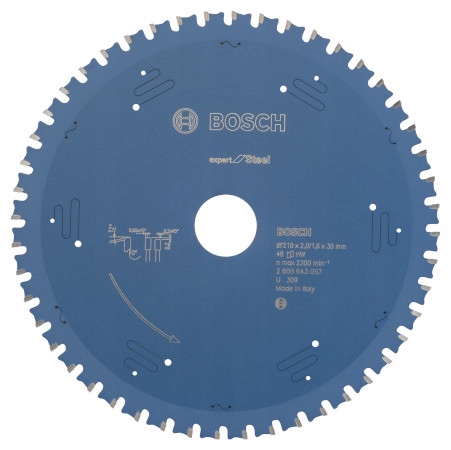 

Bosch Tarcza Pilarska Do Metalu 210mm 48 zębów