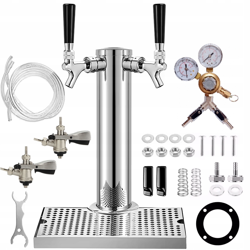 Kompletný set na rozlievanie piva Dávkovač Stĺpik na 2 kohútiky Typ S