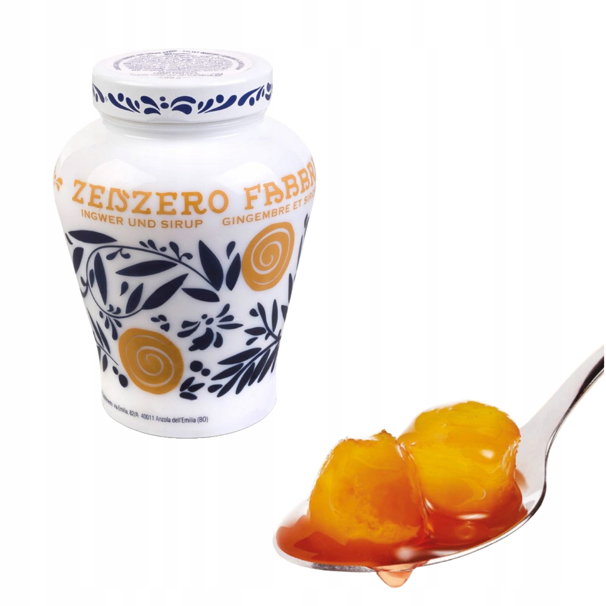 Imbir kandyzowany w syropie Fabbri ginger 600g