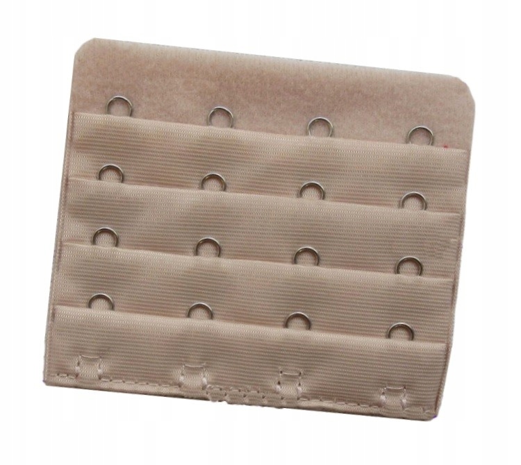 

Przedłużka biustonosza 4x4 haftki Cielisty ciemny