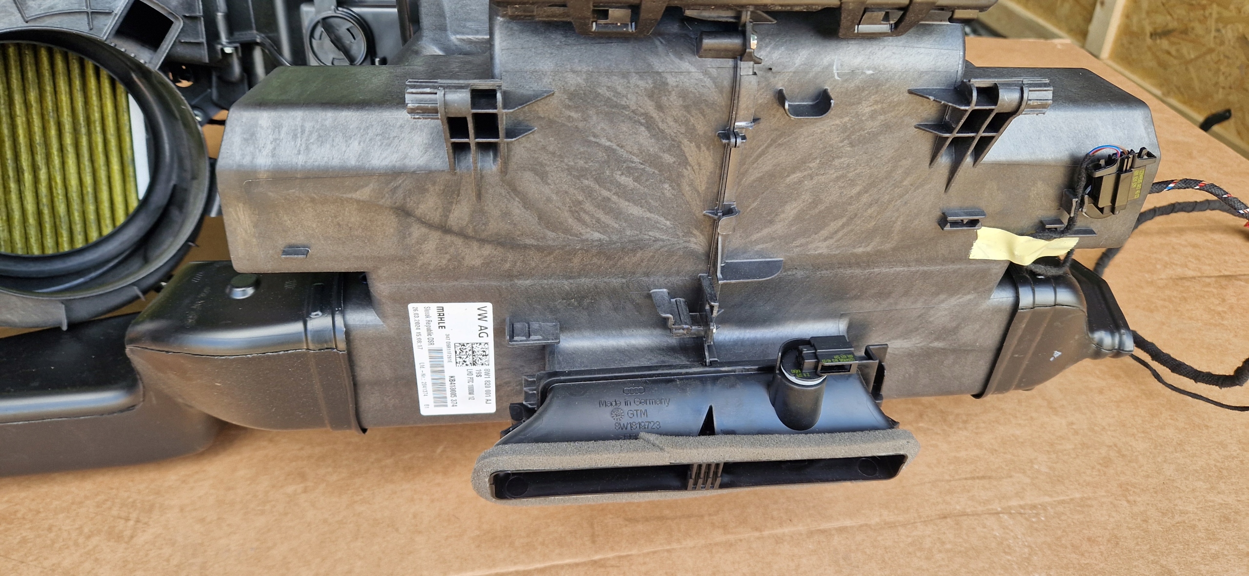 Bloc de chauffage complet AUDI A4 B9 LIFT 8W1820001AJ Original Comme Neuf