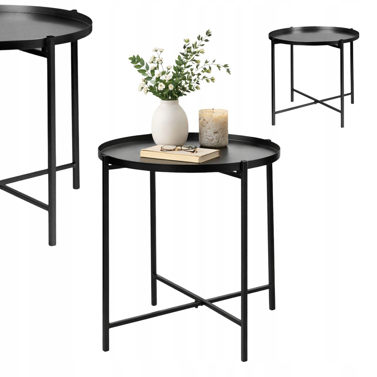 Skládací stolek Konferenční Stolek boční Malý pomocník 42,5 cm