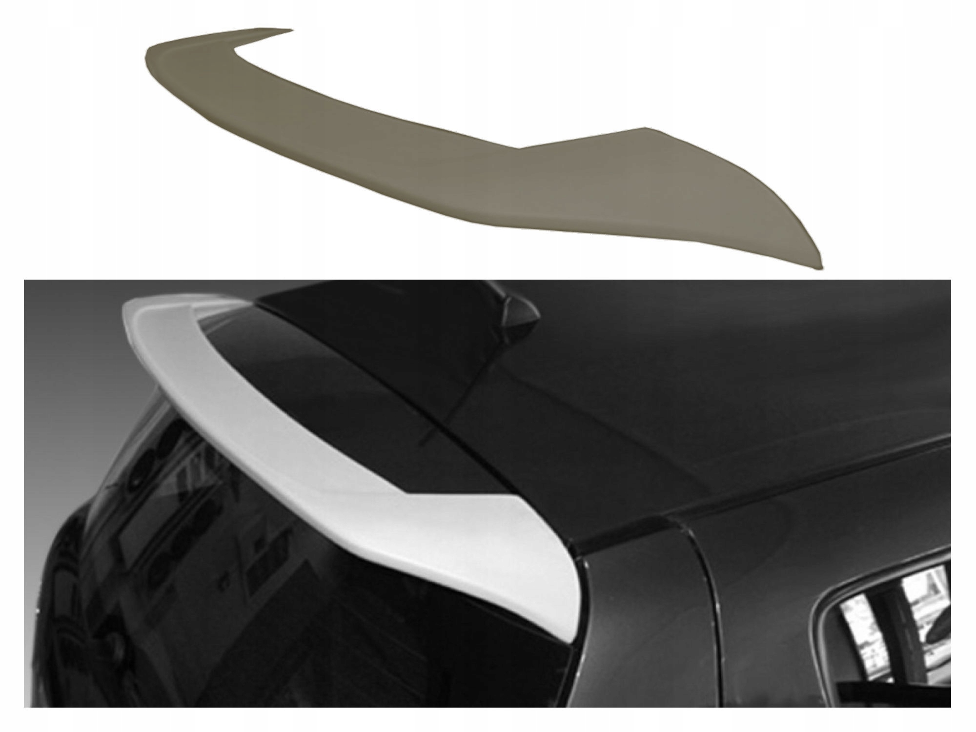 Střešní spojler zadní nápravy pro Suzuki Swift IV 2005-2010 Hatchback