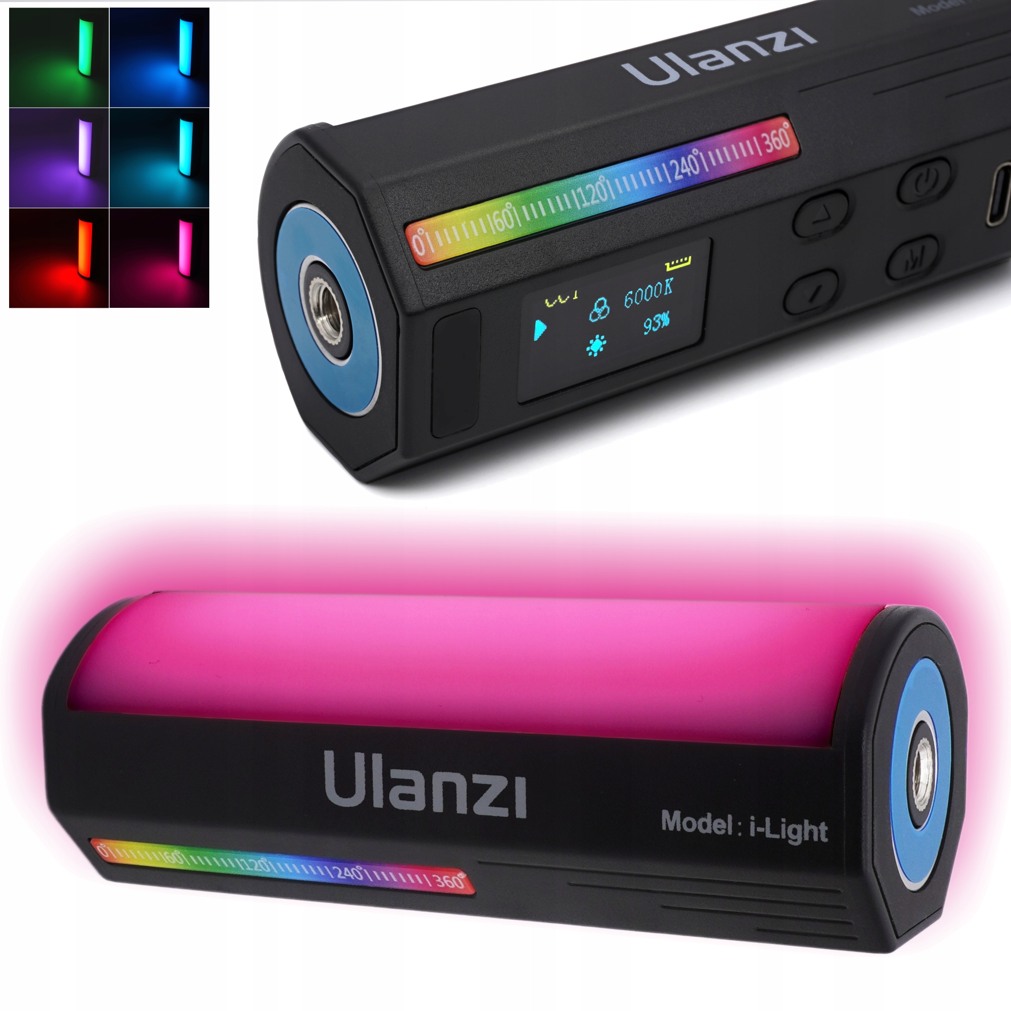 

Lampa Diodowa Led Ulanzi i-Light 2637 Rgb Magnes