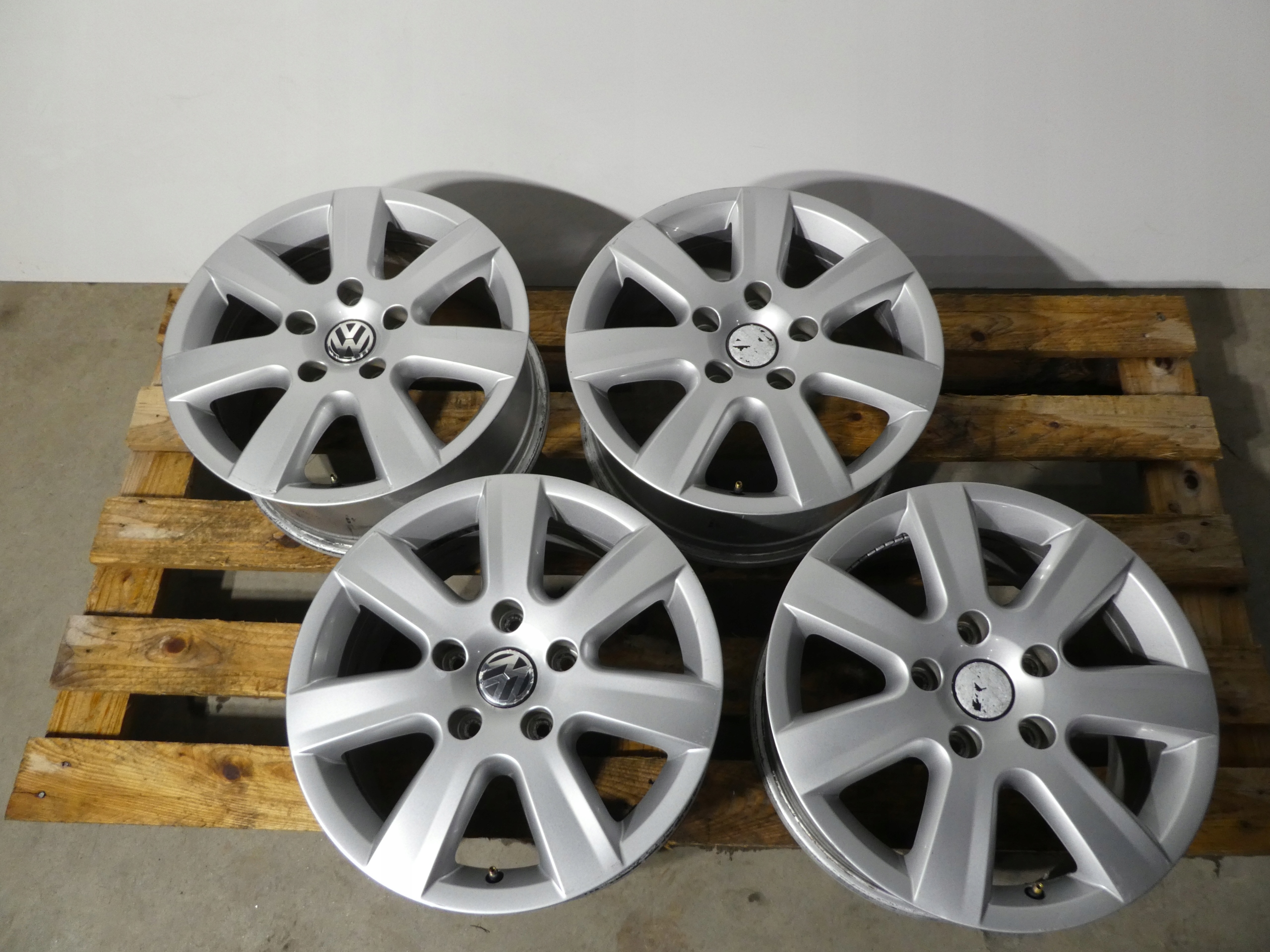 4X ORYGINALNE disc VW TOUAREG 7P6601025 5X130 17