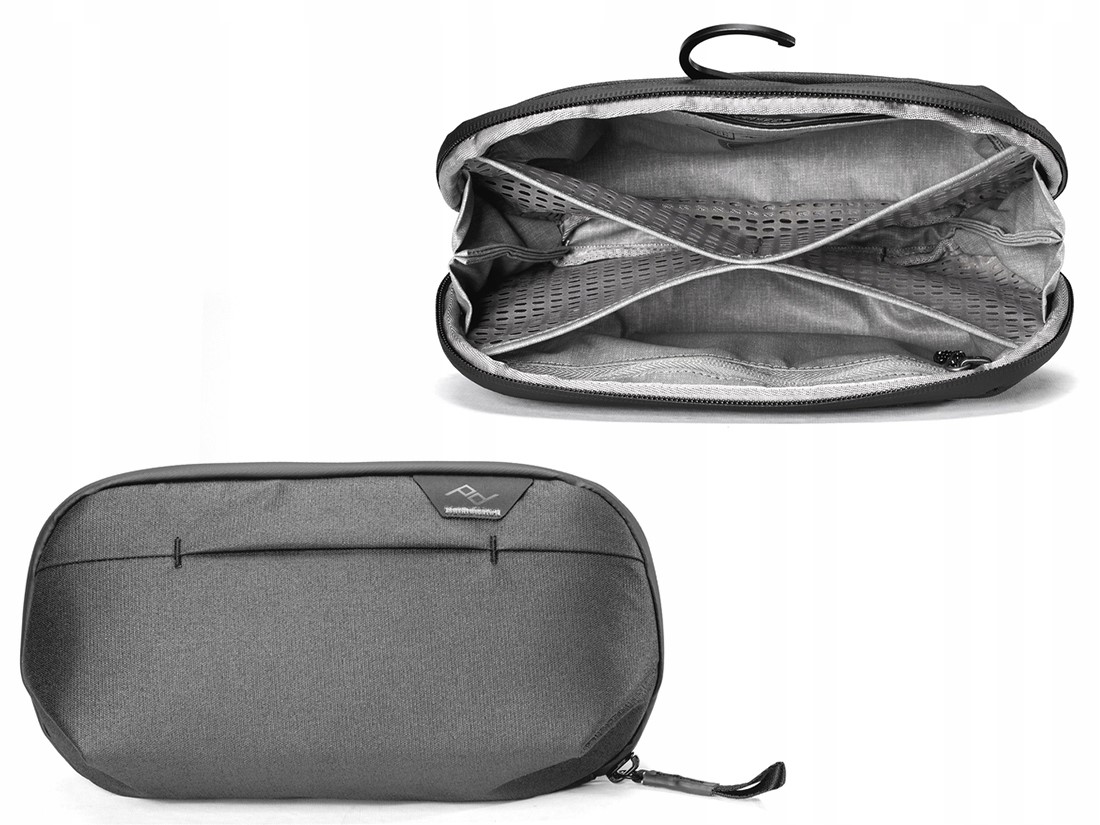 Kosmetyczka Travel Line Peak Design Wash Pouch Mała Czarna