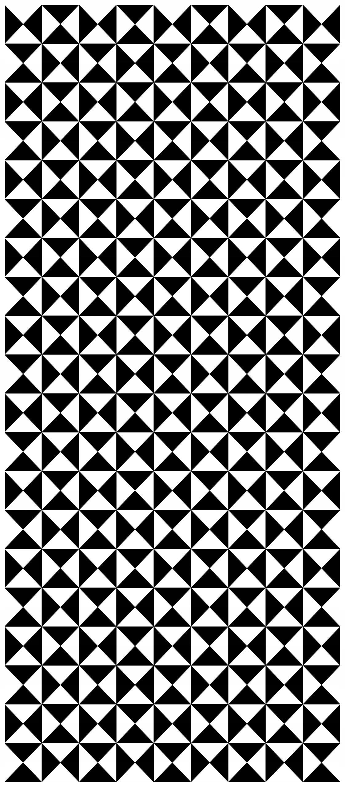 Samolepka Fototapeta Geometrické trojúhelníky černá a bílá minimalismus 91x211