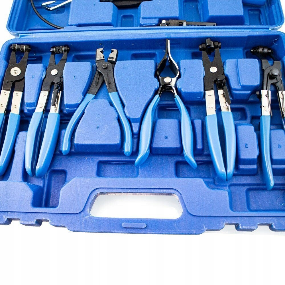 Szczypce do opasek zaciskowych osłon taśmowych 11 elementów Zestaw Kod producenta 17467