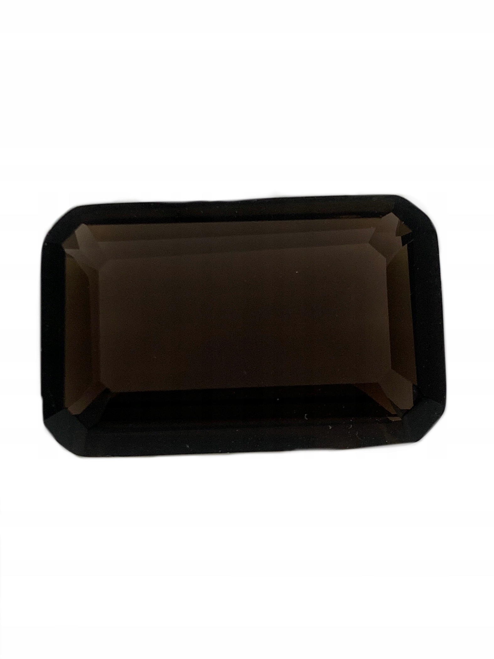 Kouřový Křemen Přírodní Osmiúhelník 25X16 MM