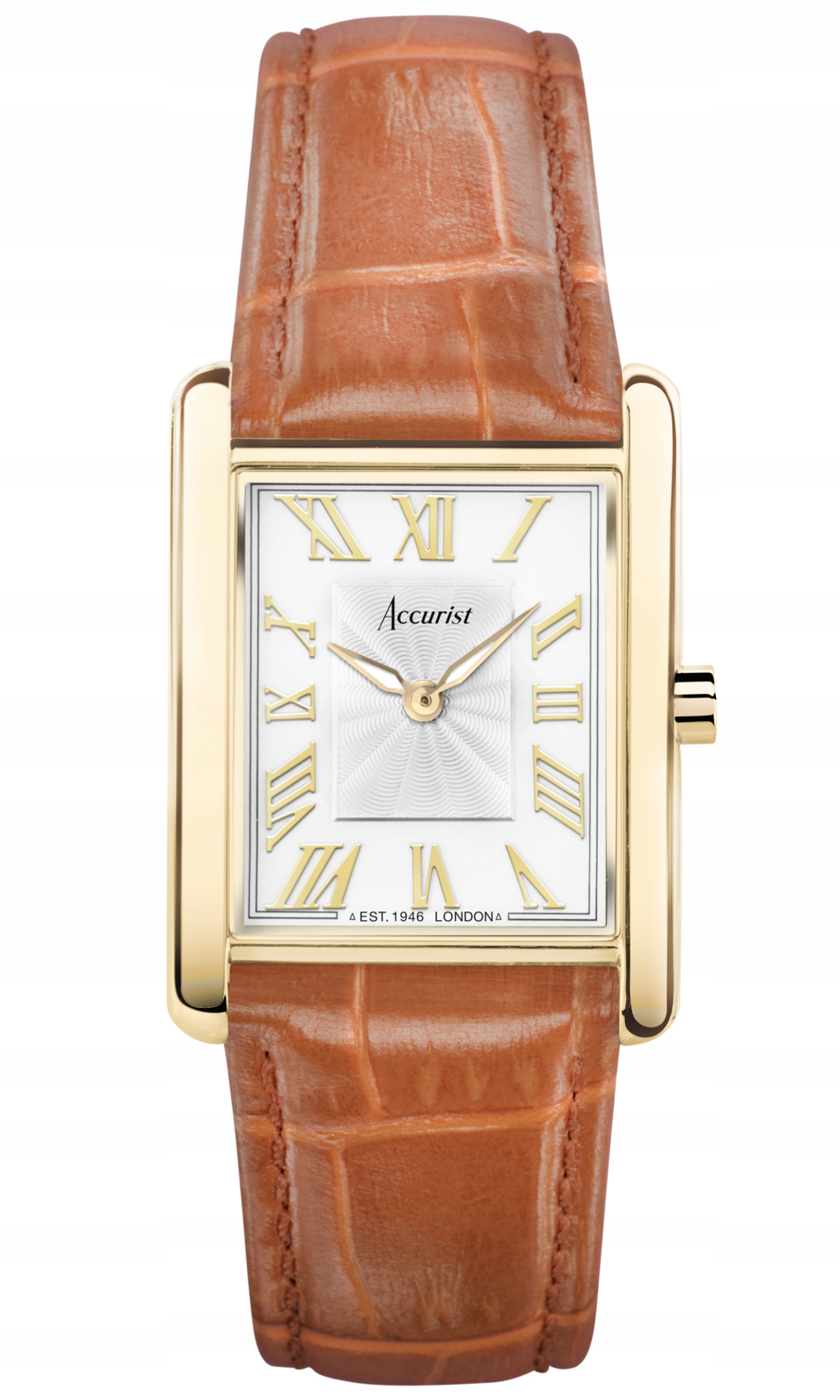 Nové Originální dámské hodinky Accurist Rectangle 71004 s obdélníkovým řemínkem