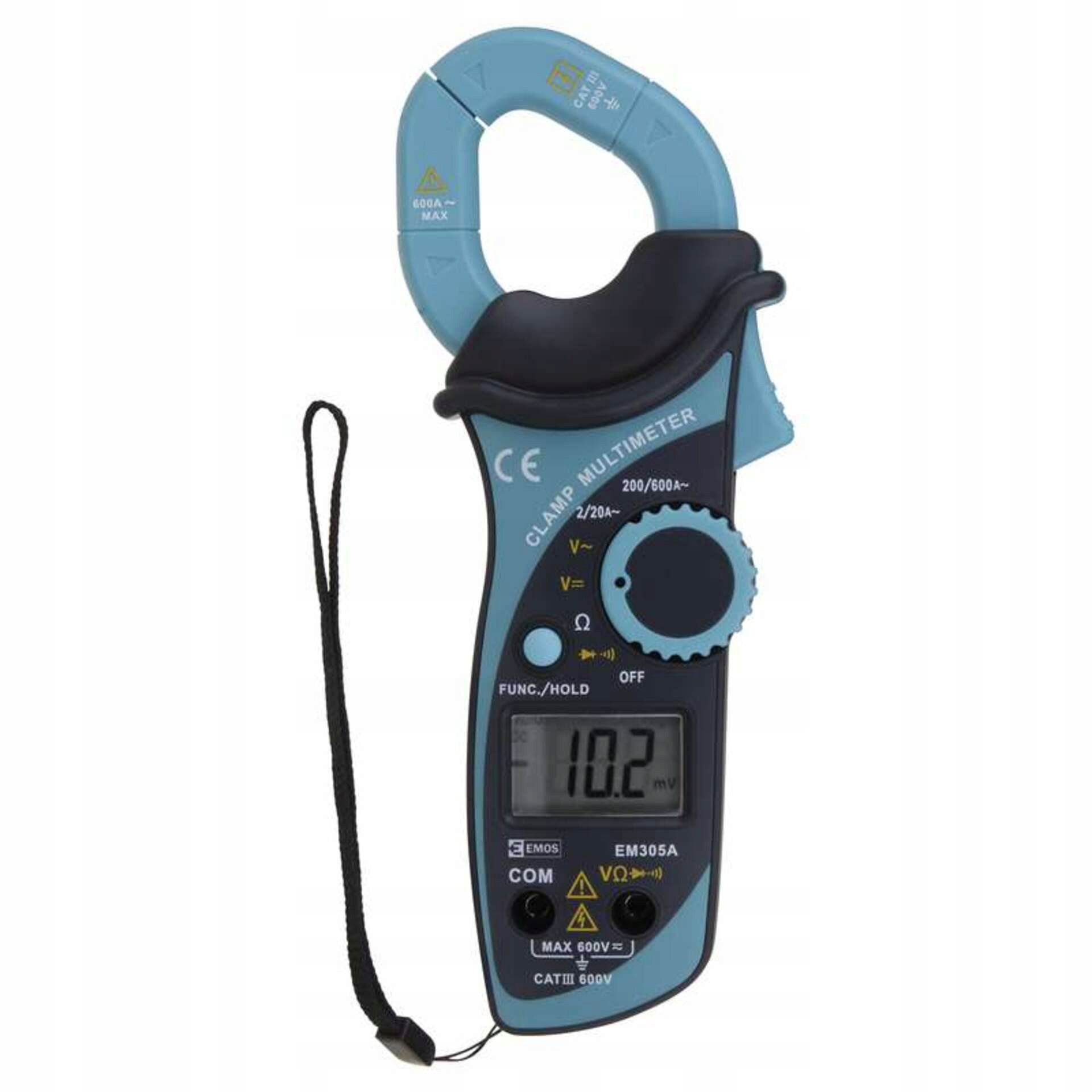 Kliešťový multimeter Emos EM305A Ac 600A/600V Cat III 600V
