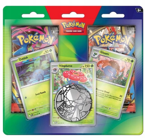 Pokemon TCG - Enhanced 2 Pack Blister, karty + moneta Oryginalne karty